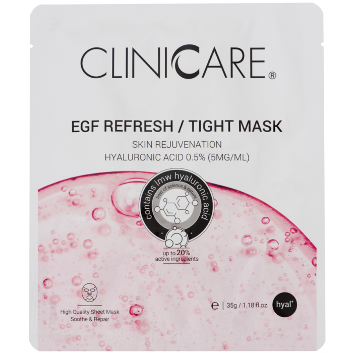 CLINICCARE EGF Refresh/Tight mask 0,5%HA (rejuvenation) - 35 gram main product photo