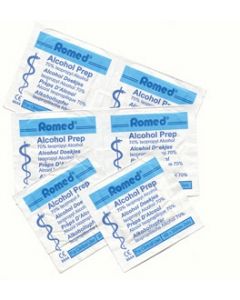 Alcohol Preps - dubbellaags - 65x30 mm Alcohol Preps - dubbellaags - 65x30 mm