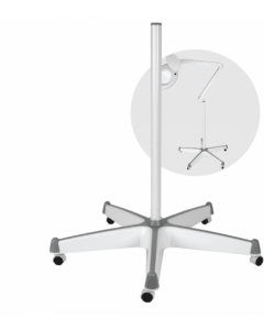 Loeplamp statief Grey - 5-poot verzwaard Loeplamp statief Grey - 5-poot verzwaard