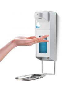 Automatische "touch-free" dispenser + opvangbakje Automatische "touch-free" dispenser + opvangbakje