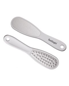 Footlogix 2-zijdige Voetvijl met Rubberen Handvat - Grof/Fijn