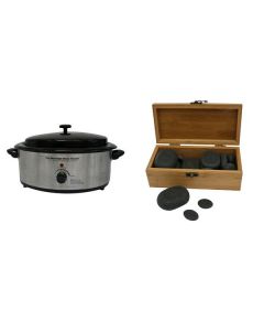 Hot Stone Eco Set: Kleine Heater + 20 stenen Hot Stone Eco Set: Kleine Heater + 20 stenen