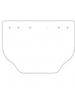 5x Los scherm voor VISOR-SHIELD (type B) - SET van 5 st.