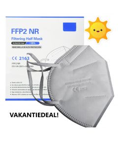 Vakantiedeal! 10 x FFP2 masker + 100 ml Hi-Gel Handsanitizer