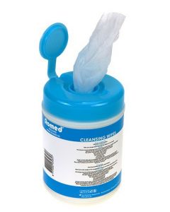 Romed Alcohol Reinigings-doekjes - Pot met 110 wipes Romed Alcohol Reinigings-doekjes - Pot met 110 wipes